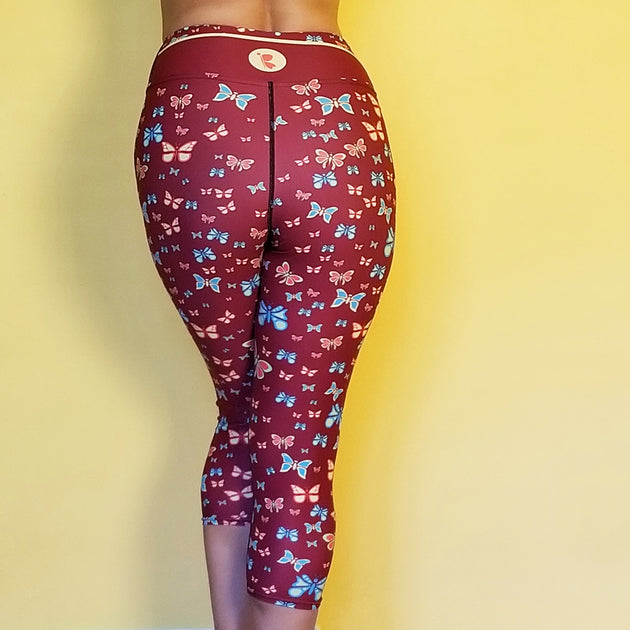 Butterflylove Tinylove Red Capris High Waisted