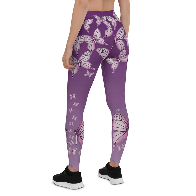 Fulijie Butterfly Leggings For Ladies Free Shipping,Size
